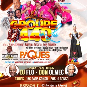 GRAND BAL TROPICAL PÂQUES 2026 À L'ESPACE CHEVREUL DE NANTERRE